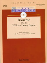 BOURREE OP 24 CELLO SOLO BK/CD cover